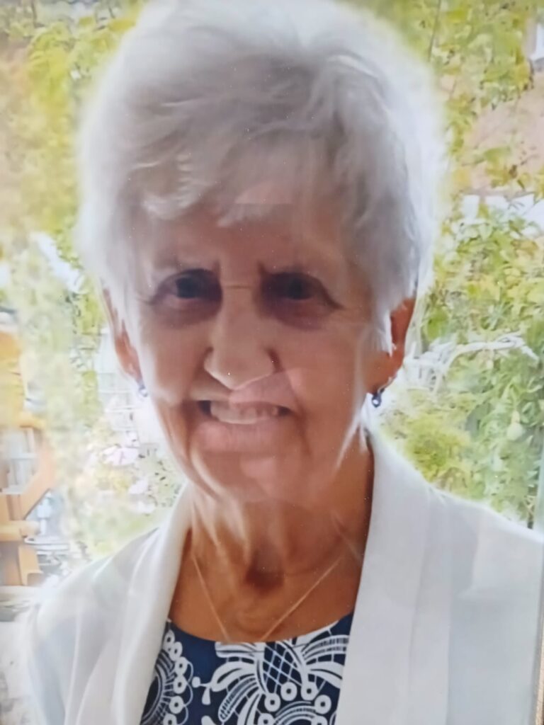 Older woman smiling at camera